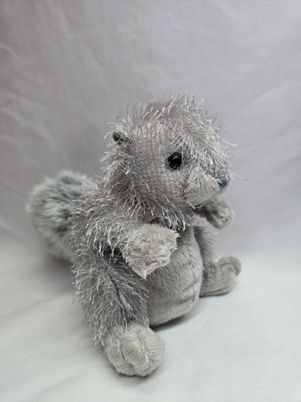 GANZ Webkinz Grey Squirrel HM203- No Code- Retired Stuffed Animal Toy  Plush